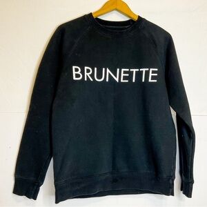 BRUNETTE The Label Black Sweater